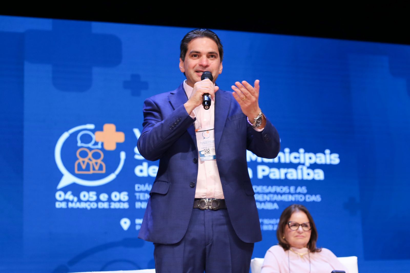 Murilo Galdino participa do V Congresso do COSEMS-PB e destaca importância do diálogo para fortalecer a saúde pública